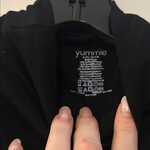 Women's Black Shaping Mock Neck Thong Bodysuit